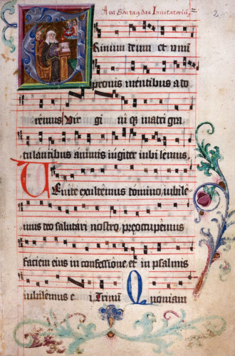 Bridgettine antiphoner from the 15th century © Volker Schier