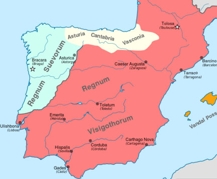 Iberia c. AD 456 - 584