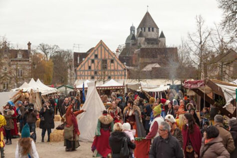 Christmas market in Medieval Provins near Paris.Source: Visitprovins.fr