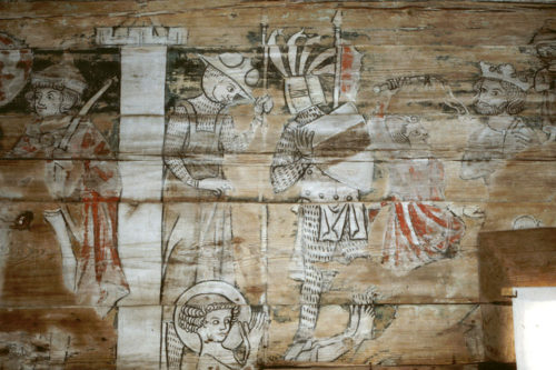 Church painting in the choir of Södra Råda c. 1494 by Master Amund. Source: Wikipedia