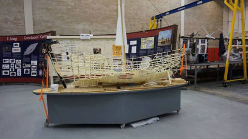Model of the 15th century Newport Ship © Friends of the Newport Ship