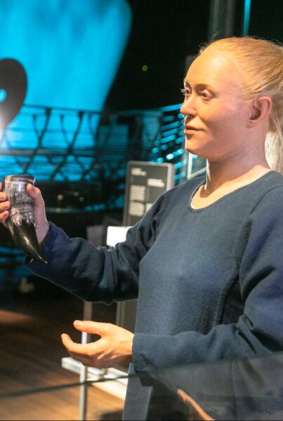Reconstruction of Viking woman © Burojantzen/National Museum in Denmark