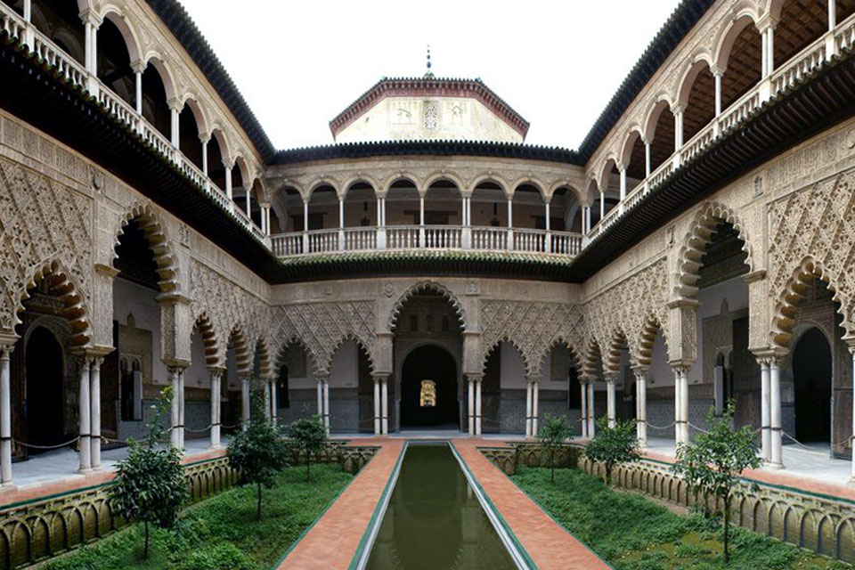 Palacio Mudejar in seville built by Pedro the Cruel. Source: Wikipedia