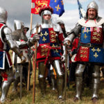 Reenactment at Agincourt. Source: wikipedia