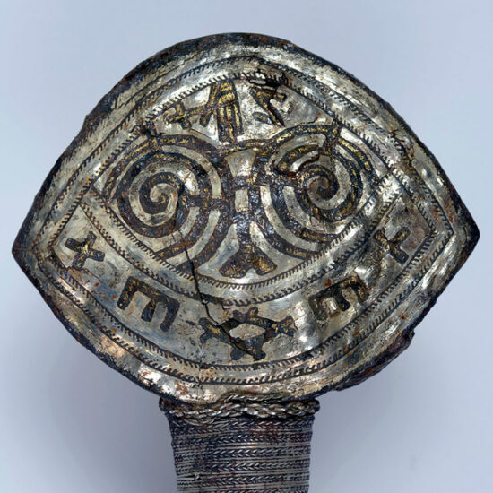 Pommel from the Langeid sword © Museum of Cultural History, UiO