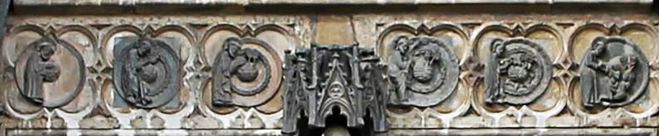 Uppsala Cathedral. South Portal Source: Uppsala Museum