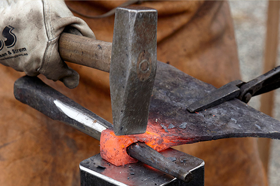 Vikings at Selfjord in Norway