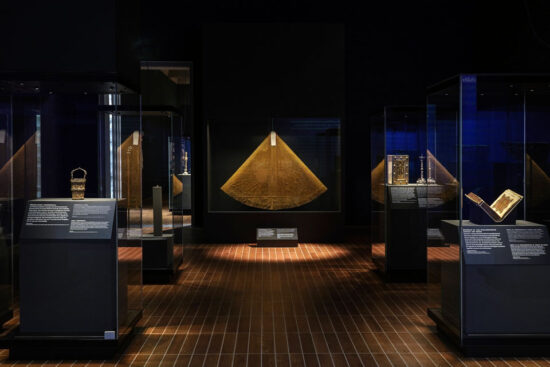 View of the exhibition in Basel 2019: Gold and Glory. © Historisches Museum Basel, Philipp Emmel
