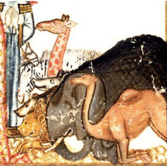 Zebra in Cantigas de Santa Maria ©Escorial