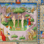 The Temptation of Adam and Eve (detail) in Concerning the Fates of Illustrious Men and Women, about 1415, Boucicaut Master. The J. Paul Getty Museum, Ms. 63, fol. 3