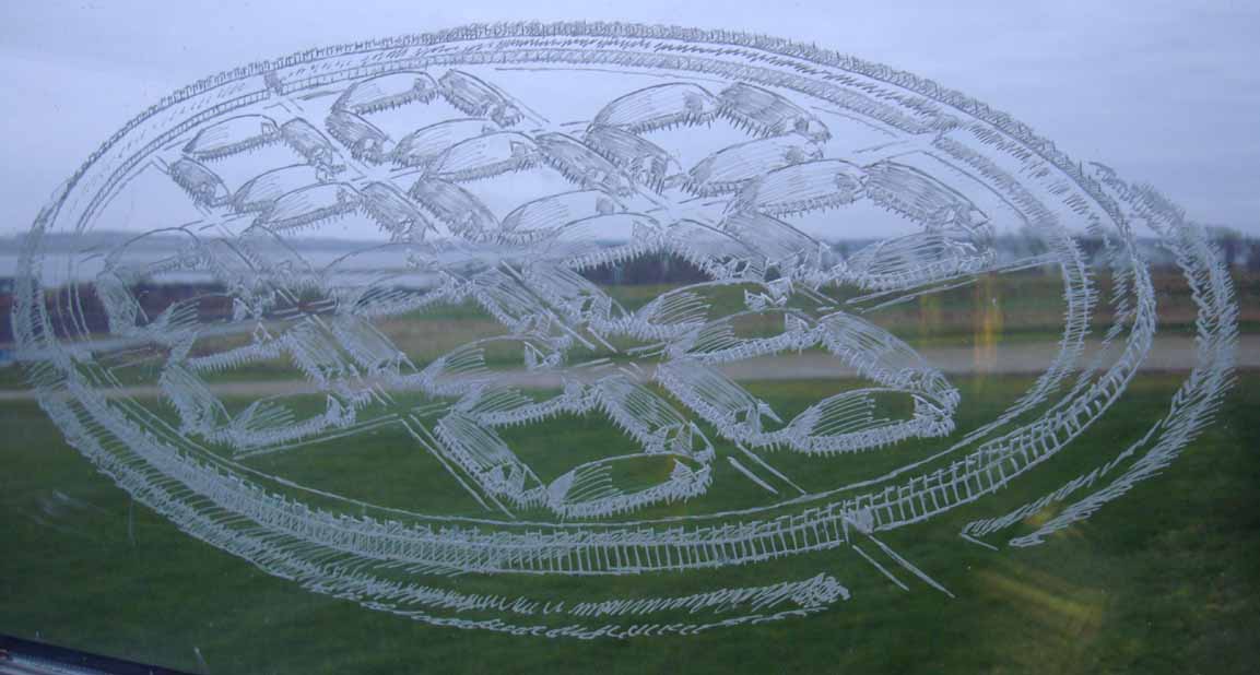 Aggersborg - reconstruction shown on site