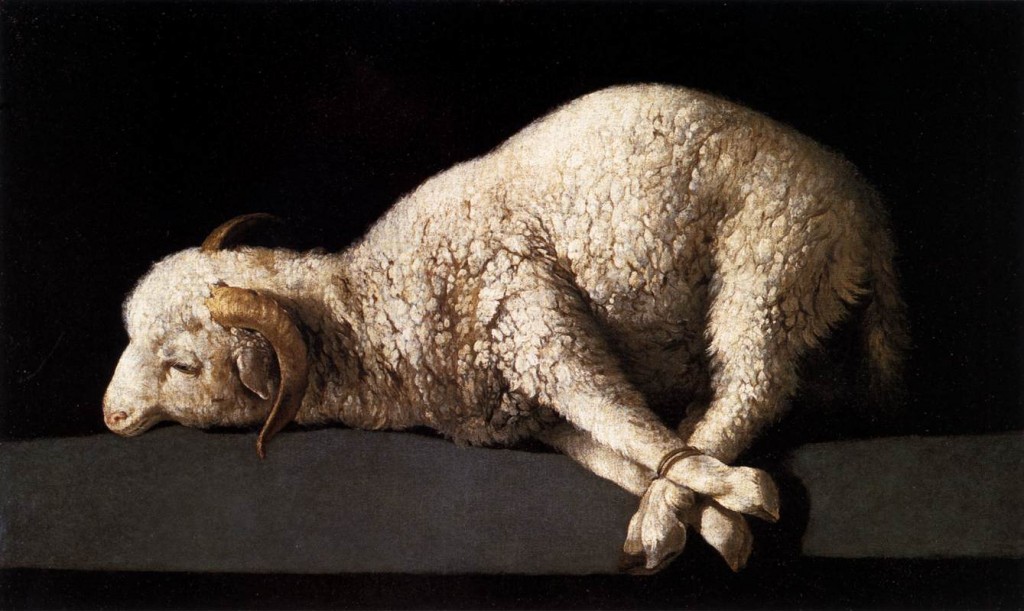 Agnus Dei–Francisco de Zurbaran–Ca 1639–Oil on canvas