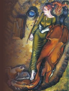 Artistic reconstruction of grave A505 from Trekroner-Grydehøj, Denmark. Dra-wing by Mirosław Kuźma. © Leszek Gardeła and Mirosław Kuźma