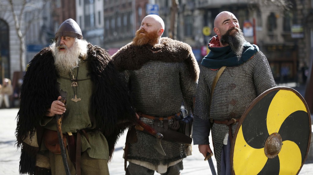 Battle of clontarf in present day Dublin