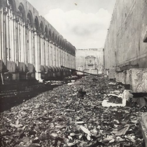 Camposanto in Pisa after the airraid