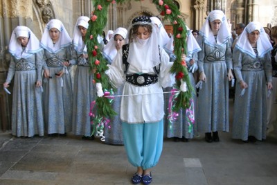 The festival of the Cantaderas in Leon