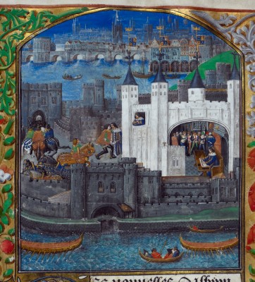 Charles d'Orlean in the Tower of London © British Library