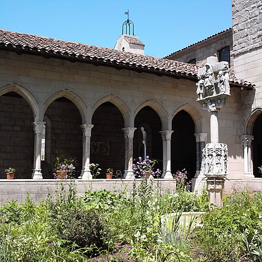 Cloister in the Metropolitan in New York