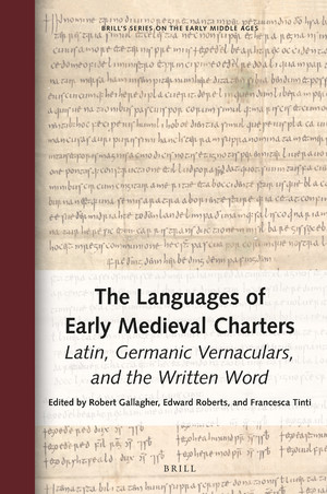 The Lnguages of early medieval Charters Cover