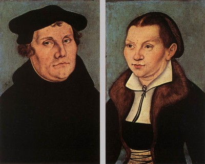 Cranach the Elder - Martin Luther and Katharina von Bora