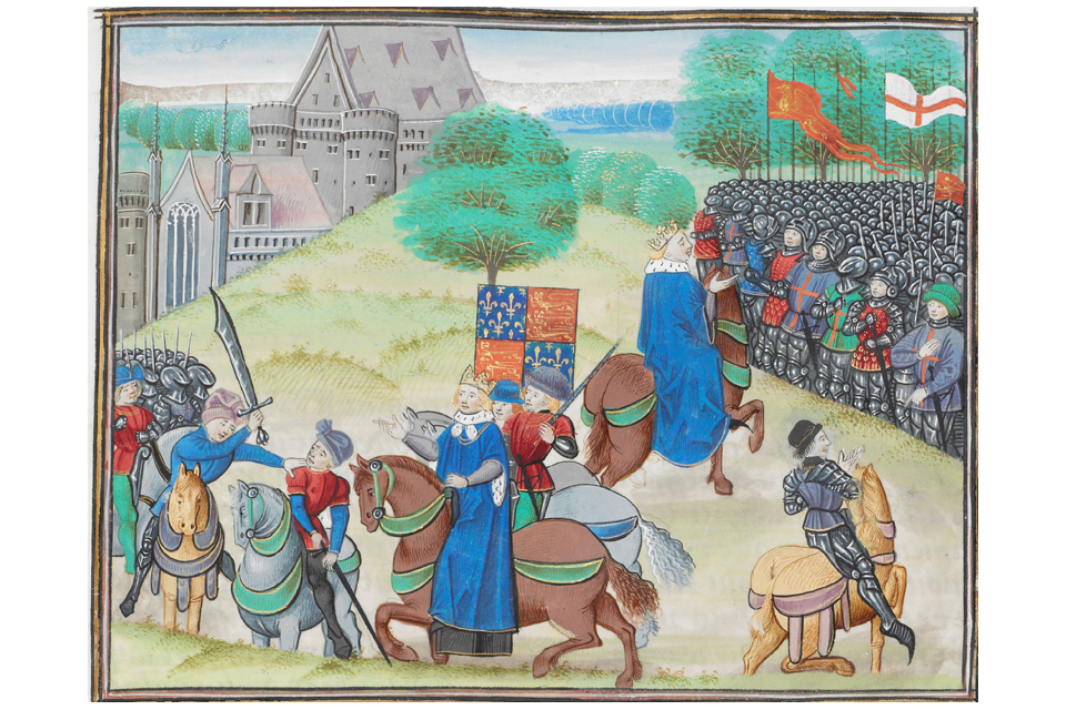 Hundred Years War Painting