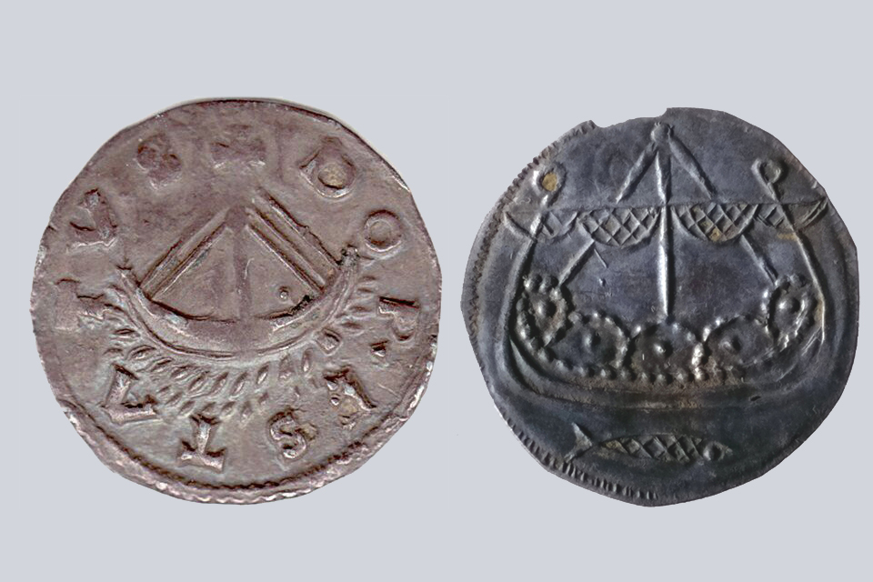 Coins from Dorestad and Haithabu c. 800 - 825
