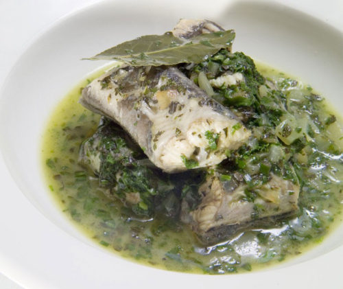 Eels in Green Sauce