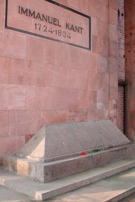 The grave of Immanuel Kant