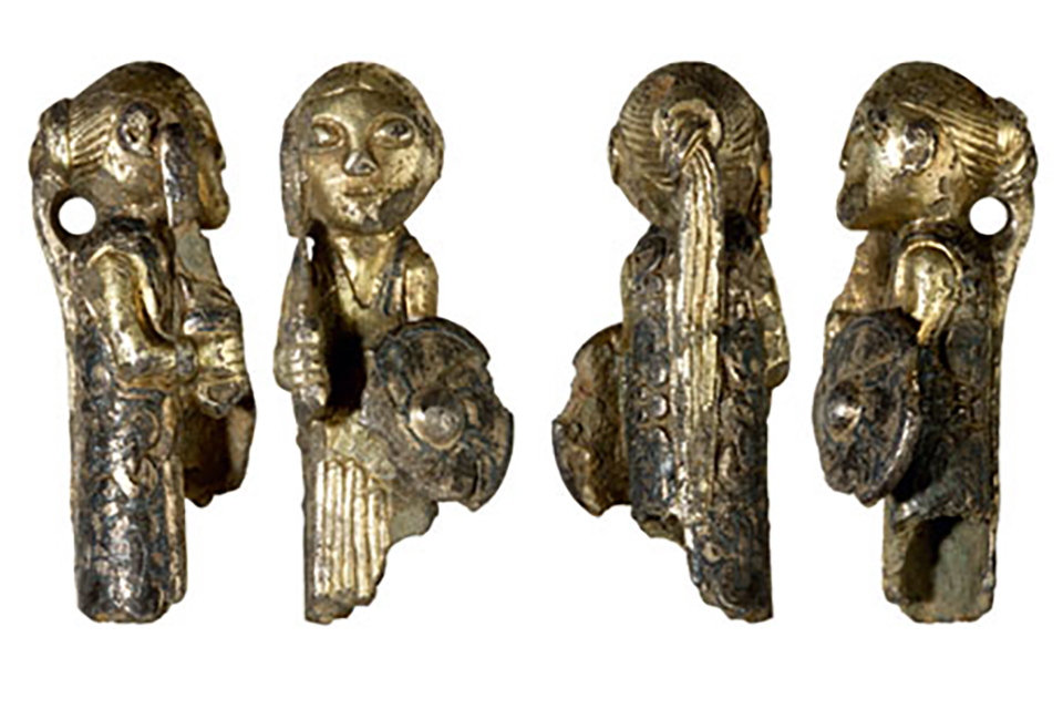 Four views of the Valkyrie from Haarby near Odense. © National Museum in Copenhagen/CCBYSA