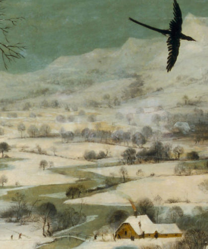 Hunters in the Snow. By Pieter Bruegel the Elder. Source: Google Art project/Vienna Arthistorisches Museum