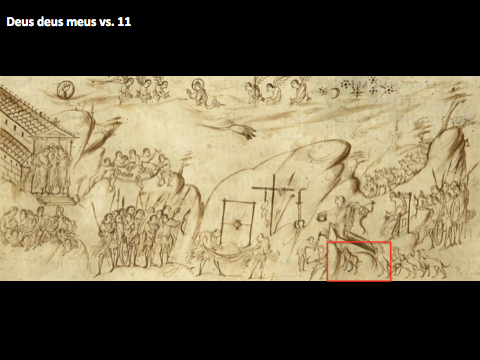 Utrecht Psalter. Detail . Courtesy: Leo Lousberg