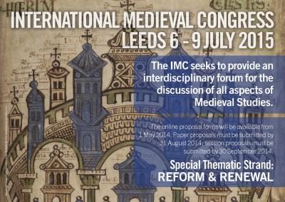 International Medieval Conference in Leeds _2015_poster