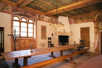 interior of Castle of Juval