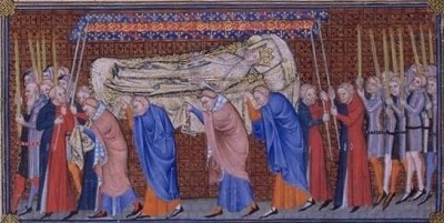 Jeanne de Bourbon - funeral - © BN/ Wikipedia