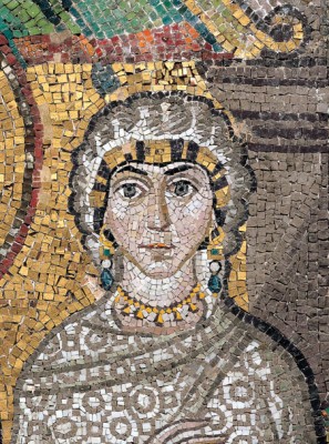 Maid of Honour from San Vitale, Ravenna. Source: Wikipedia