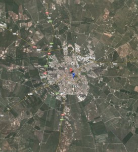 Medieval plan Beja Alentejo