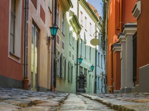 Medieval Streets in Riga