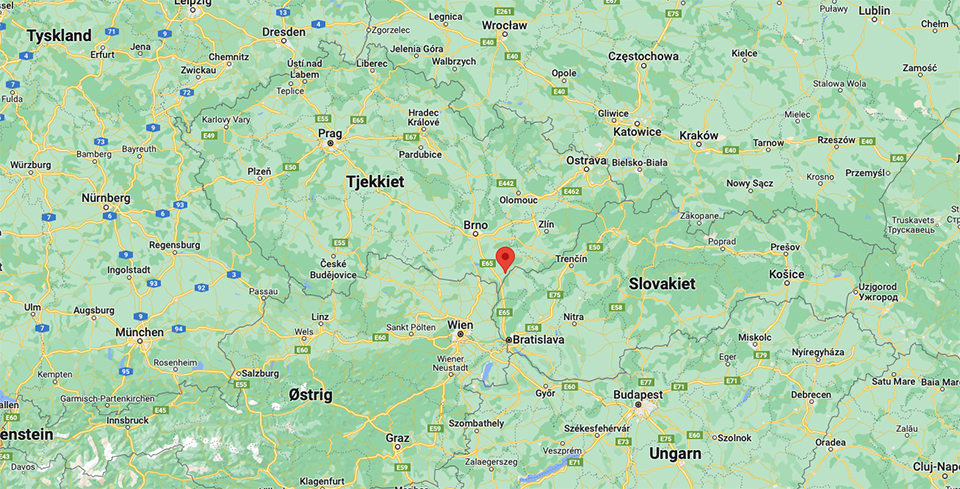 Mikulcice google map