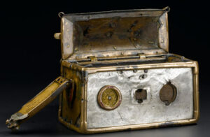 The Monymusk Reliquary - open ©National Museum of Scotland