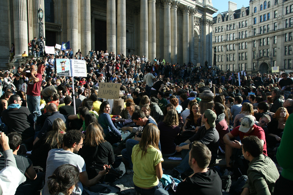 Occupy Wall Street - Occupy London. Source: Wikipedia