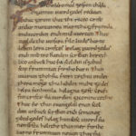 Opening page of the Heliand Cotton MS Caligula A VII f 11r © British Library