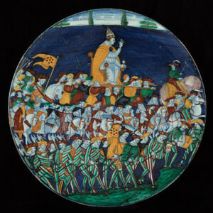 Plaque with medici-ppep visiting Florence © V&A