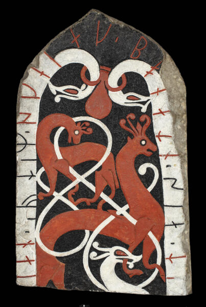 Runic Stone from Resmo Church, Resmo Parish, Öland. © Helena Bonnevier, Statens historiska museum