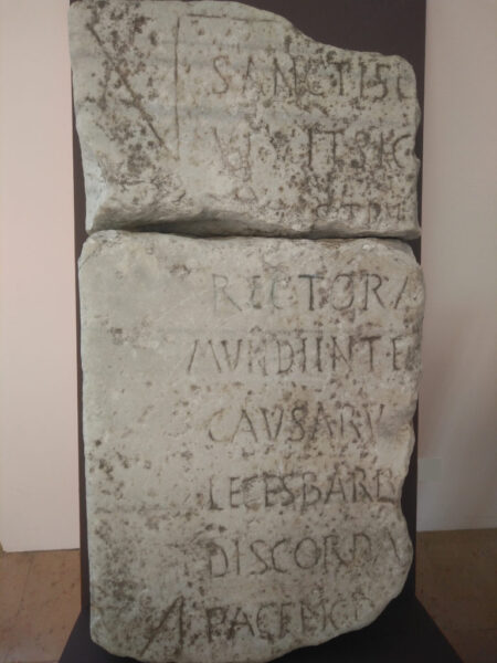 The tombstone of Sidonius. Source: wikipedia