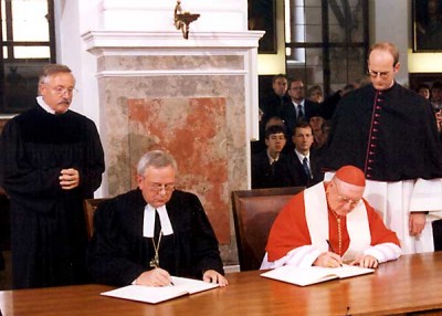 The Signing of the Joint Declaration in Augsburg 1999