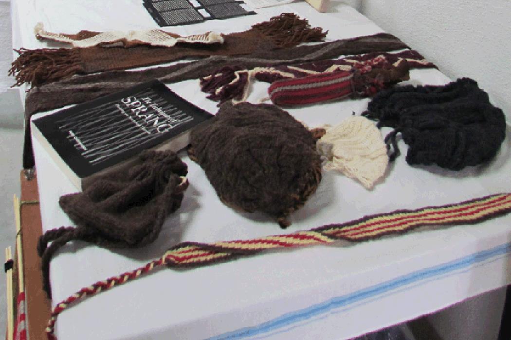 sprang - show-and-tell at European Textile Forum 2012