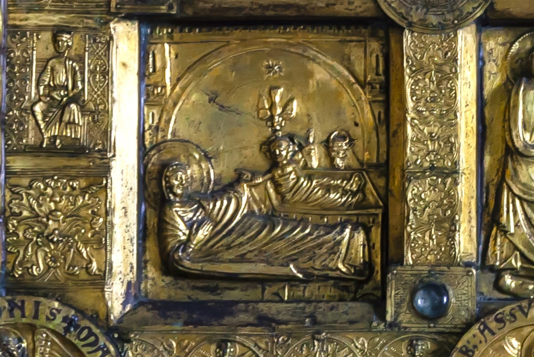 Nativity from Golden altar in Stadil, Denmark