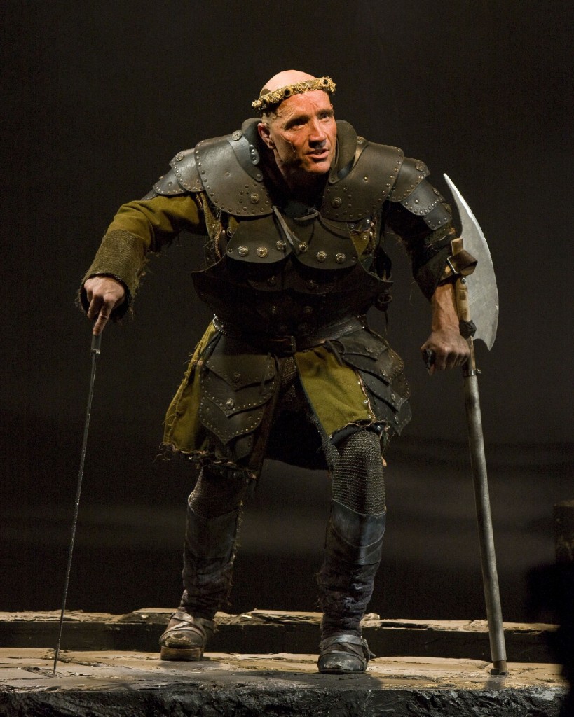 Steven Weingartner as Richard III in the play by Shakespeare
