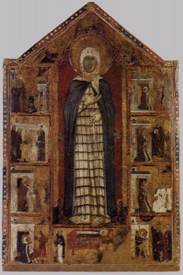 Story of st margaret of cortona by unknown Italian master, Museo Diocesano di Cortona