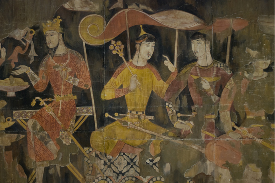 Fresco from Penjikent Source: Wikipedia/Daniel Kohanski